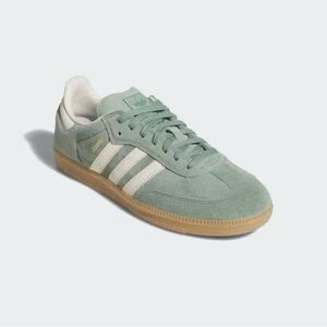 Adidas Green and White ADV Samba